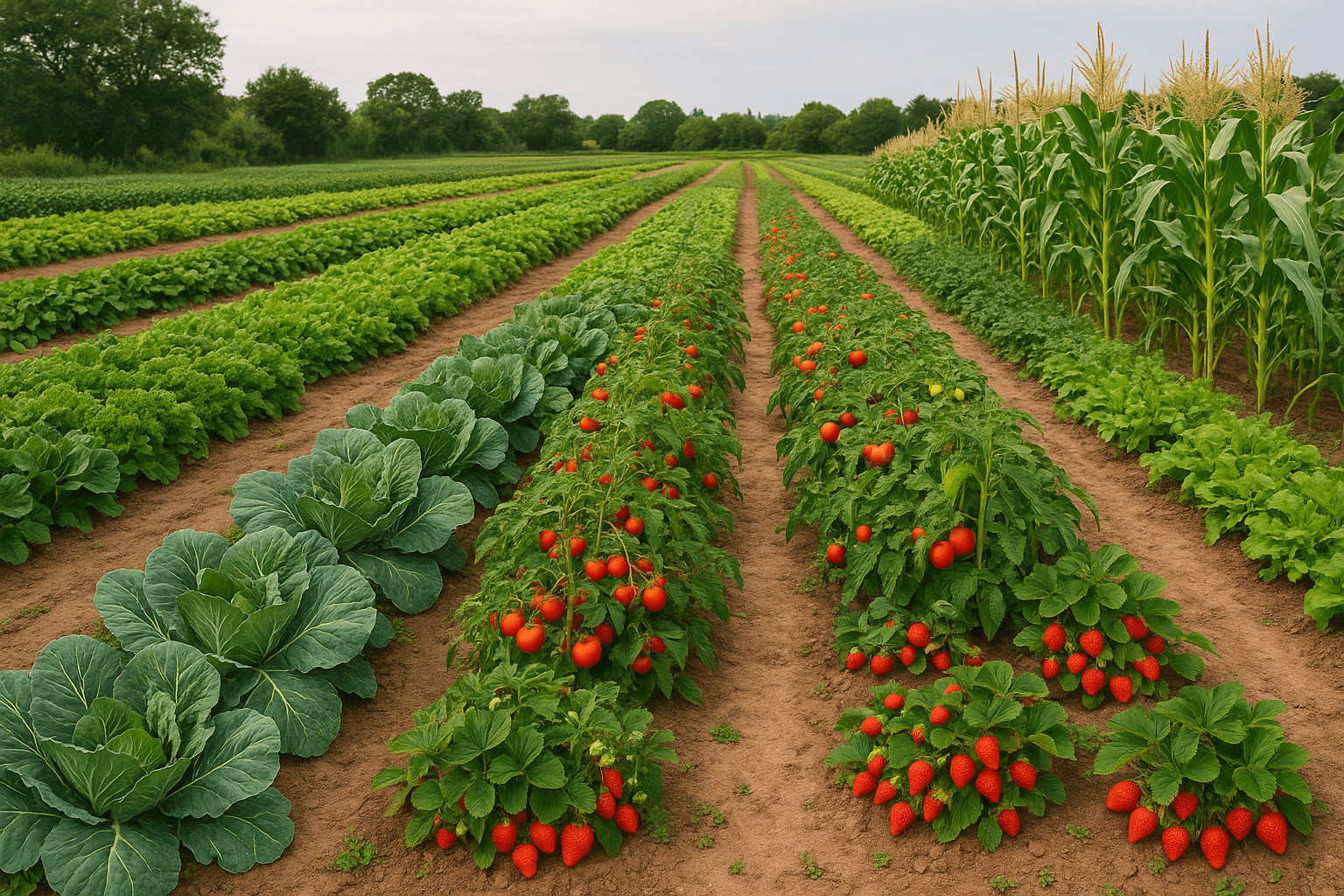 Farmers working in field