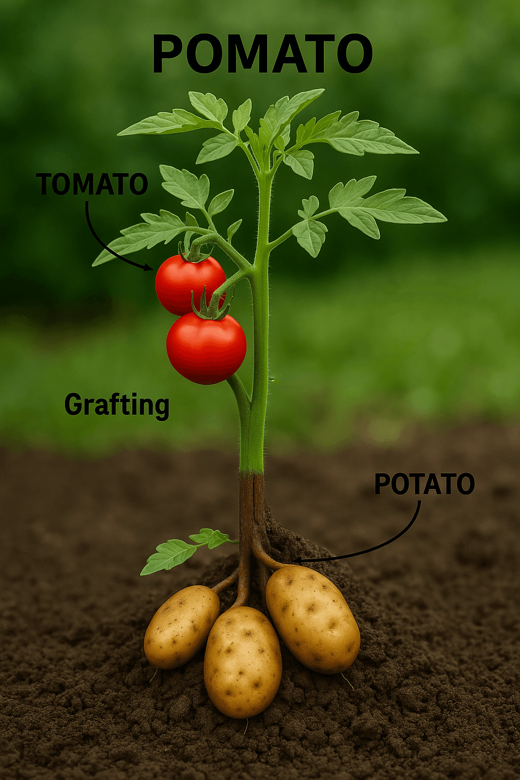 Pomato: Two Crops on One Plant